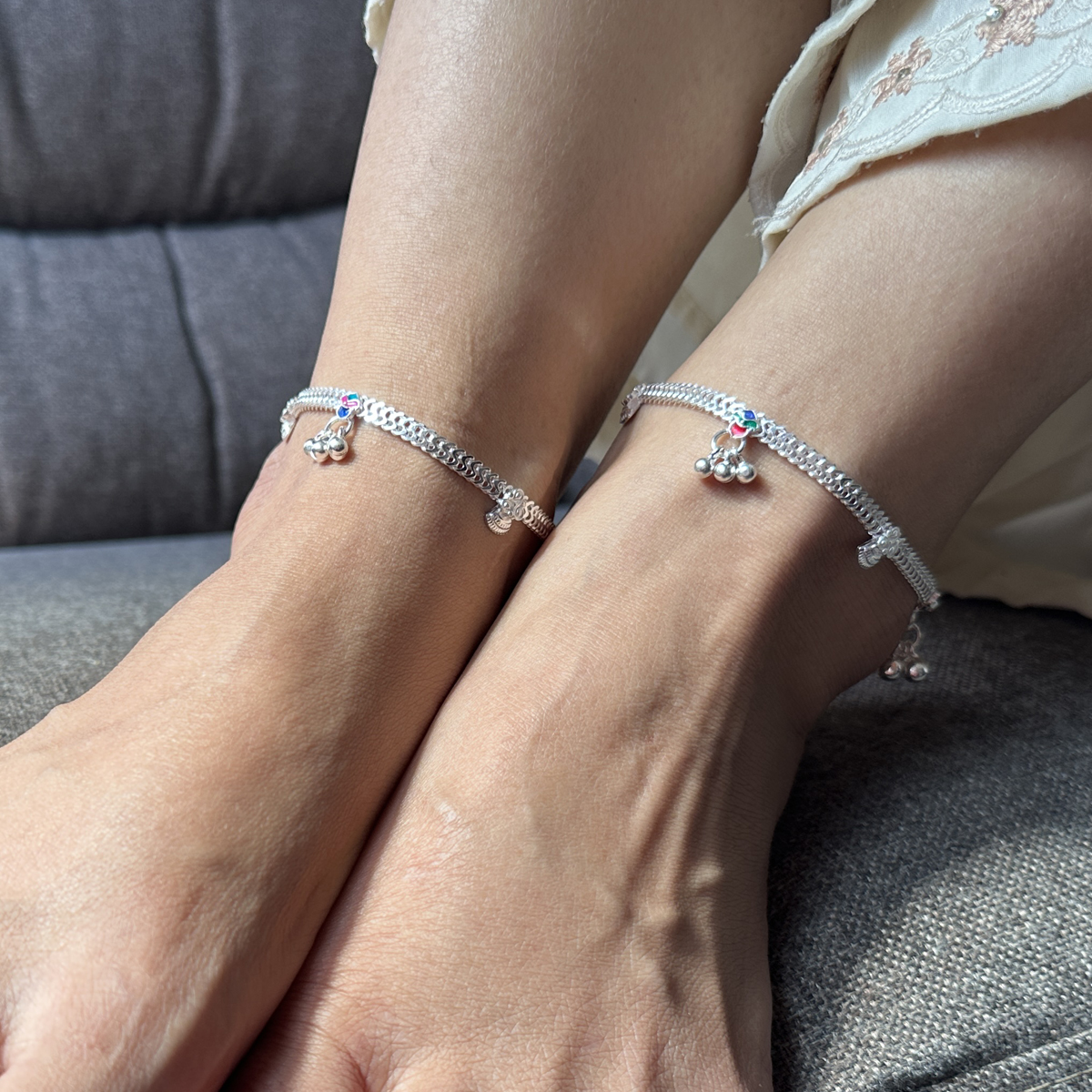 25 Grams Dhilati 25 Grams Silver Payal