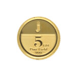 24KT Ram Mandir 5GM Yellow Gold Coin