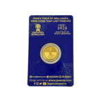 24KT Ram Mandir 5GM Yellow Gold Coin