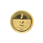 24KT Ram Mandir 2GM Yellow Gold Coin