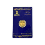 24KT Ram Mandir 2GM Yellow Gold Coin