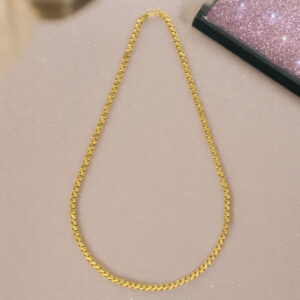 22KT Tia Plain Gold Chain