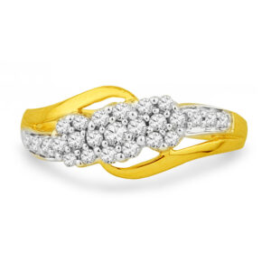 Queen?s-Spear Diamond Finger Ring