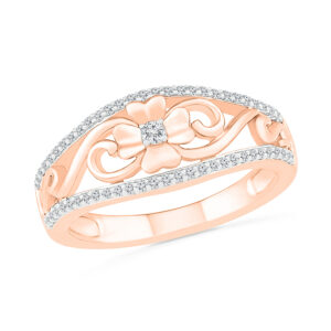 18kt Shimmering Diamond Ring