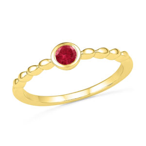 Unique Ruby Finger Ring