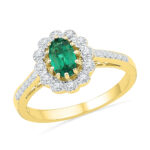 925 Sterling Silver Himakshi Diamond Finger Ring