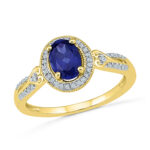 Blissful Blue Sapphire Finger Ring