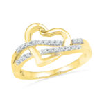 18 Kt Gold Love Knot Diamond Finger Ring