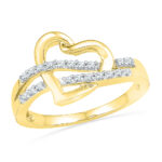 18 Kt Gold Love Knot Diamond Finger Ring