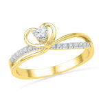 18 Kt Gold Passion Heart Diamond Finger Ring