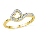 18 Kt Gold Joy Heart Diamond Finger Ring