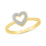 Heart Diamond Finger Ring