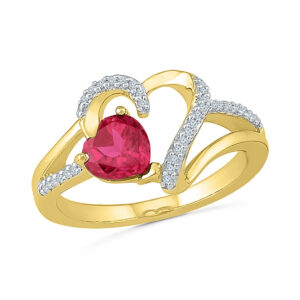 Acceptable Ruby Finger Ring