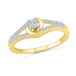 18KT Gold Amusing Diamond Ring