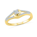 18KT Gold Amusing Diamond Ring