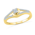 18KT Gold Amusing Diamond Ring