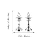 Sparkling Traditional Silver Diyas