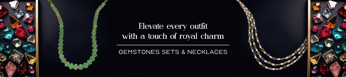 The Feliora 2 Line BlueSapphire Necklace