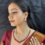 Odika 1 Line Pearl Necklace