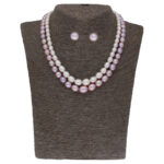 Pahal 2 Lines Pearl Necklace Set