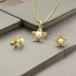 Mehar Pearl Pendant Set