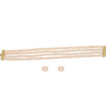 Treasure Round Pink Pearl Choker