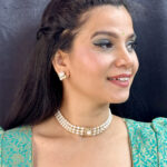 Jasmine 3 Lines Pearl Choker Set
