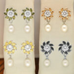 Flora Combo Of 4 Pair Earrings