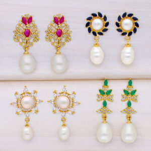 Radiant Combo Of 4 Pair Earrings