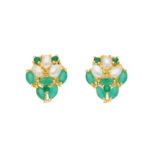 Emerald Combo of 6 Pair Earrings