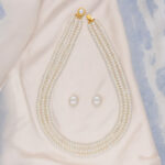 Navya 3 Lines Pearl Necklaces