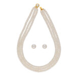 Navya 3 Lines Pearl Necklaces