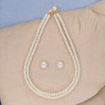 Saanvi 2 Lines Pearl Necklaces