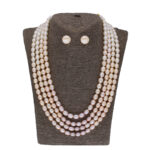 Tulsi 4 Lines Pearl Necklaces