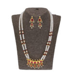 Lajita 2 Lines Oval Pearl Necklaces