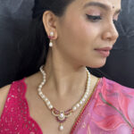 Twinkle Pearl Necklace Set