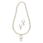Opulent Pearl Necklace Set