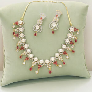 Cherry Pearl Necklace Set