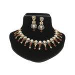 Cherry Pearl Necklace Set