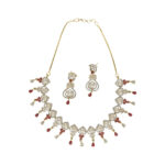 Cherry Pearl Necklace Set