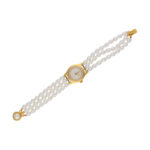 Yashawini 3 Lines Pearl Wrist Watch