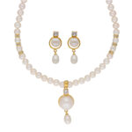 Elegant Single Drop Pearl Set