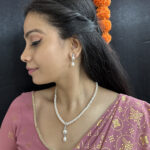 Fashionable Pearl Pendant Set