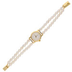 Two String Oval Pearl Watch