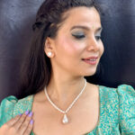 Zarna 1 Line Pearl Necklaces