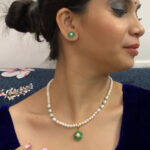 Bahupuspa 1 Line Pearl Set