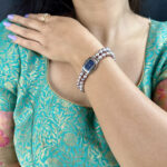 Qayanat 2 Lines Pearl Watch