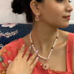 Dheeksha 1 Line Pearl Set