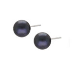 Black Button Pearl Tops