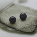 Black Button Pearl Tops